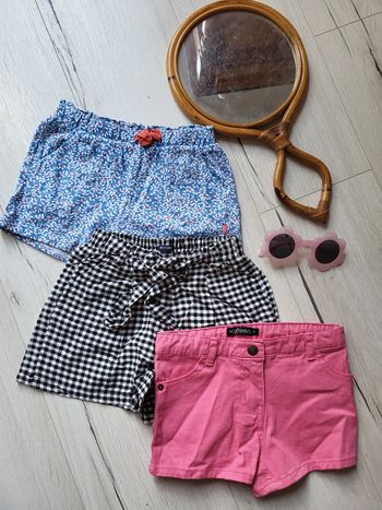 Lot de 3 shorts estivaux fille 5ans