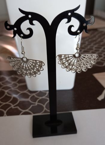 Boucles d'oreilles eventail