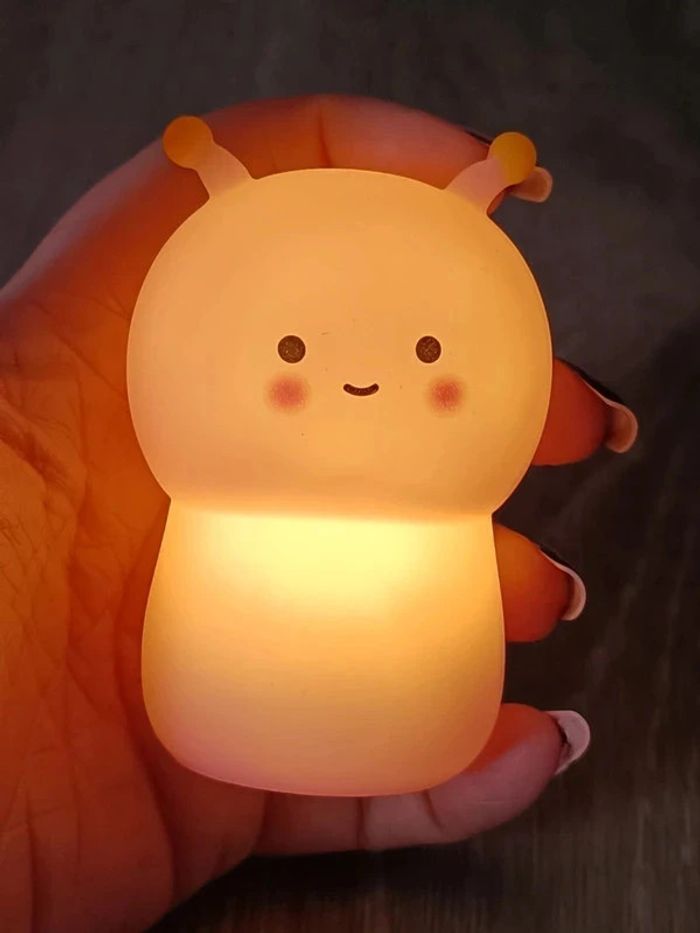 Veilleuse figurine Snoezelen rose - photo numéro 2