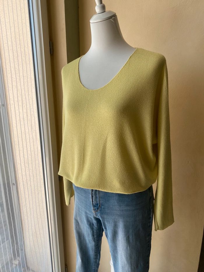 Pull jaune pastel New Collection TU - photo numéro 2
