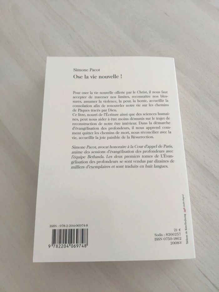 Livre ose la vie nouvelle les chemins Pâques Pacot évangélisation des profondeurs - photo numéro 6