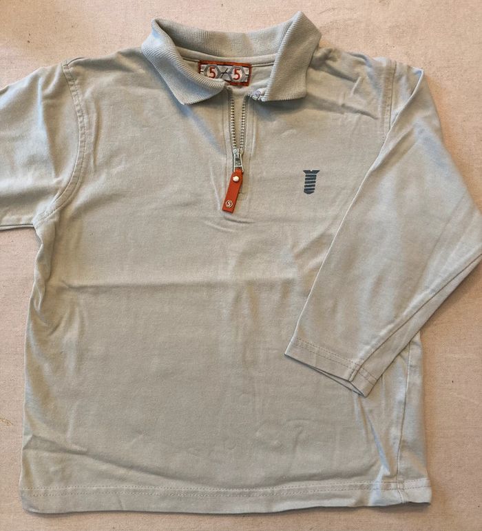 Polo 5 sur 5 bleu clair 5 ans