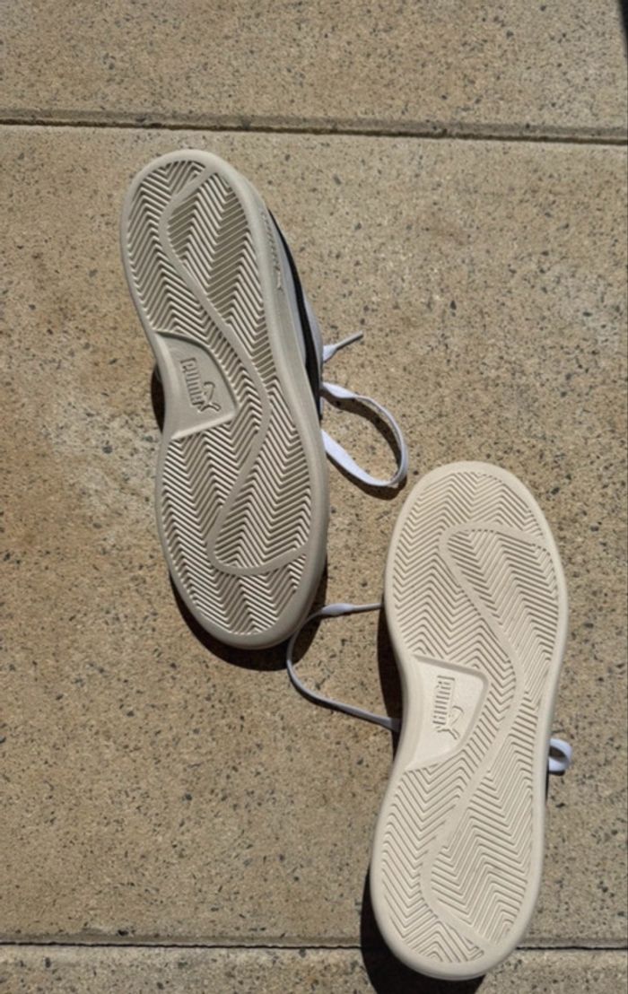 Baskets Puma blanches - Taille 38 NEUVE - photo numéro 6