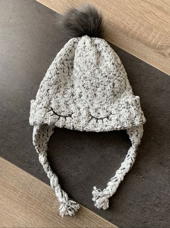 Bonnet pompon 56cm 8-12 ans Orchestra tbe