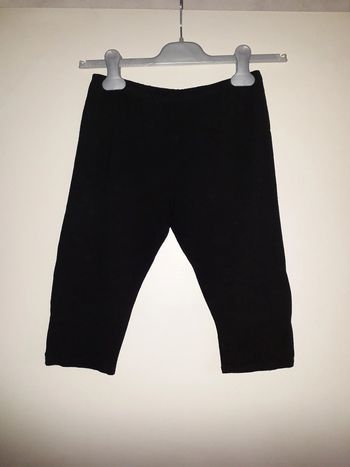 legging noir court longueur genoux taille 36/38