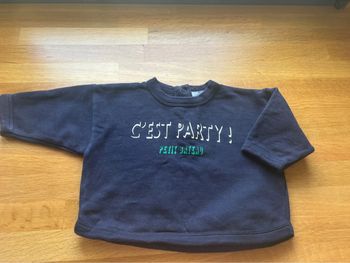 Beau sweat petit bateau 6 mois garçon