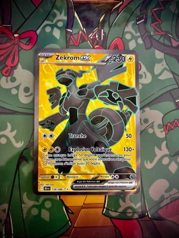Carte Pokémon Zekrom ex 158/086 EV10.5 Foudre noire