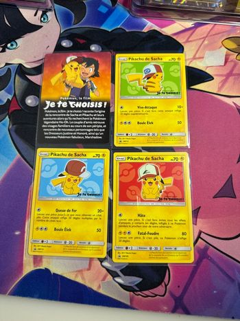 Carte Pokémon pikachu je te choisis !