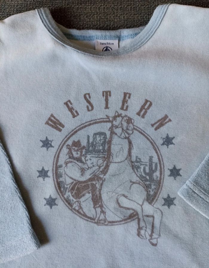 Pyjama 2p western Petit bateau 3 ans - photo numéro 2