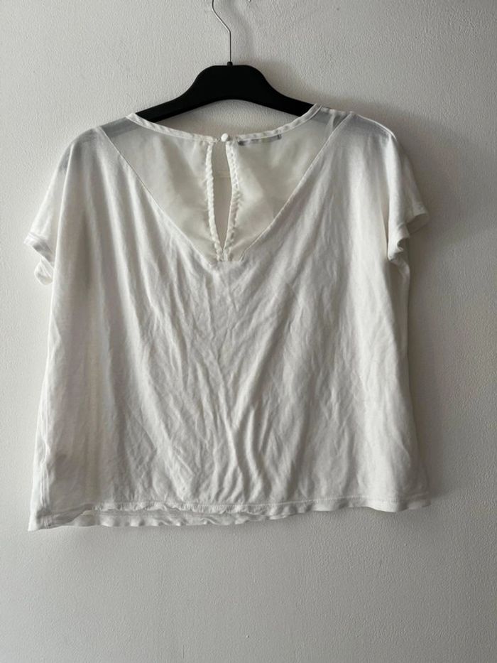 👕 Jolie blouse blanche Mim Taille M 👕 - photo numéro 3