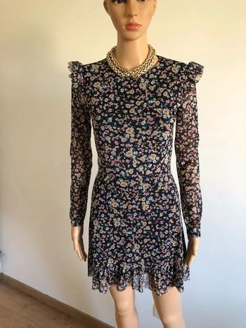 Robe imprimée fleurie à manches longues Tally Weijl taille XS jamais portée