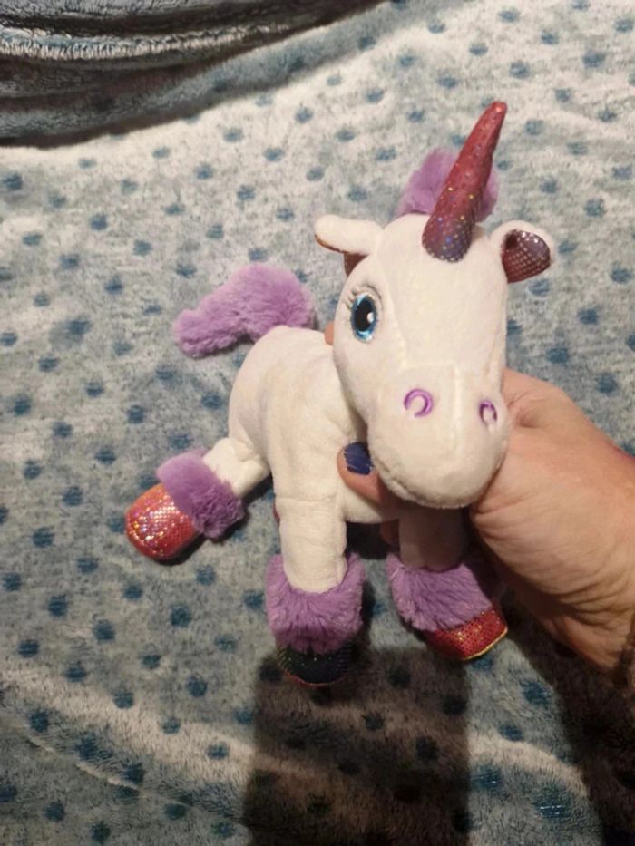 Licorne sonore blanche et violette - photo numéro 4