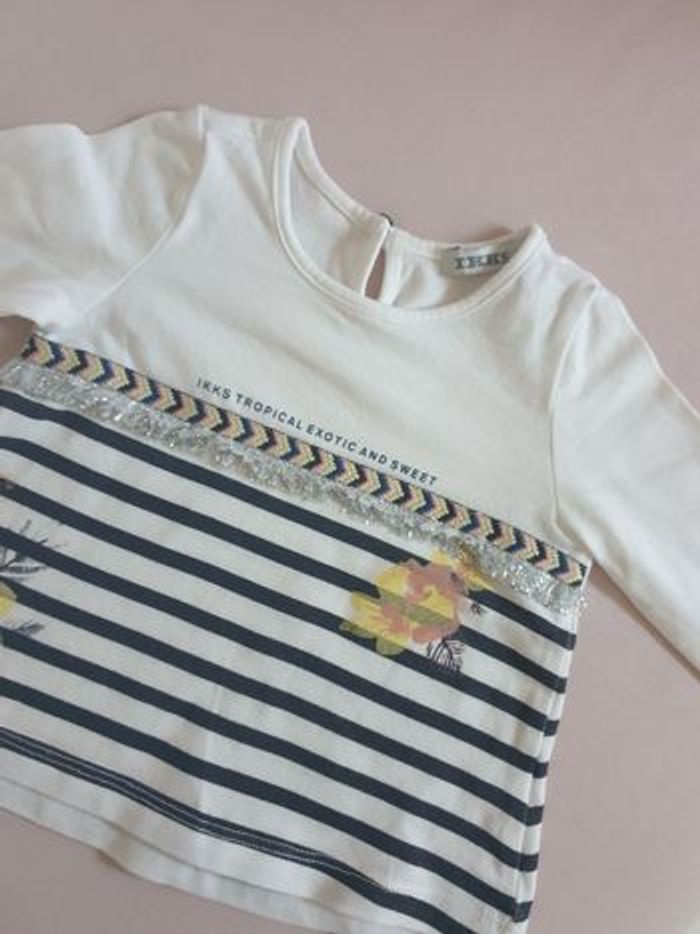 T-shirt ikks 🎀3mois/59cm - photo numéro 3