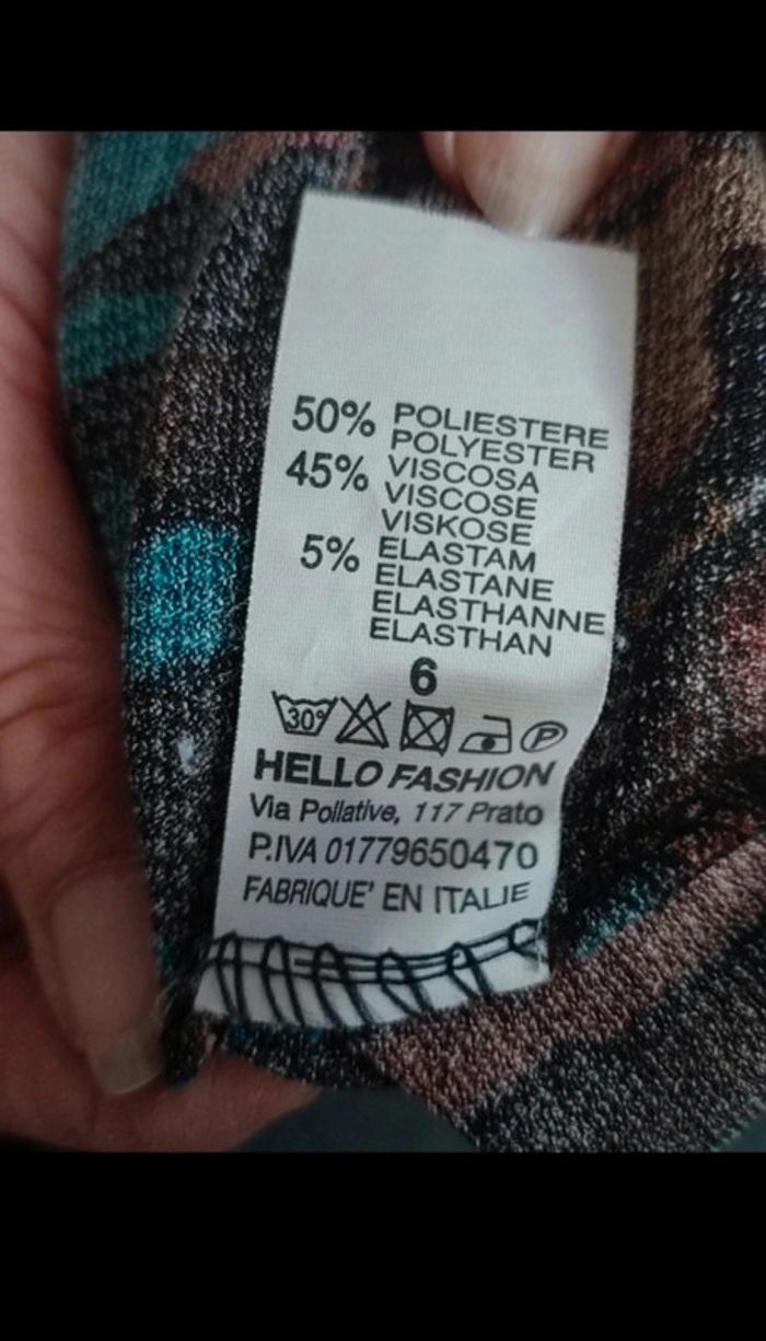 Robe à motifs marron Hello Fashion - photo numéro 3