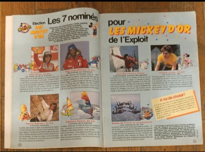 Ancien journal de mickey avec livret ordinateurs N°1895 - 1988 vintage - photo numéro 7