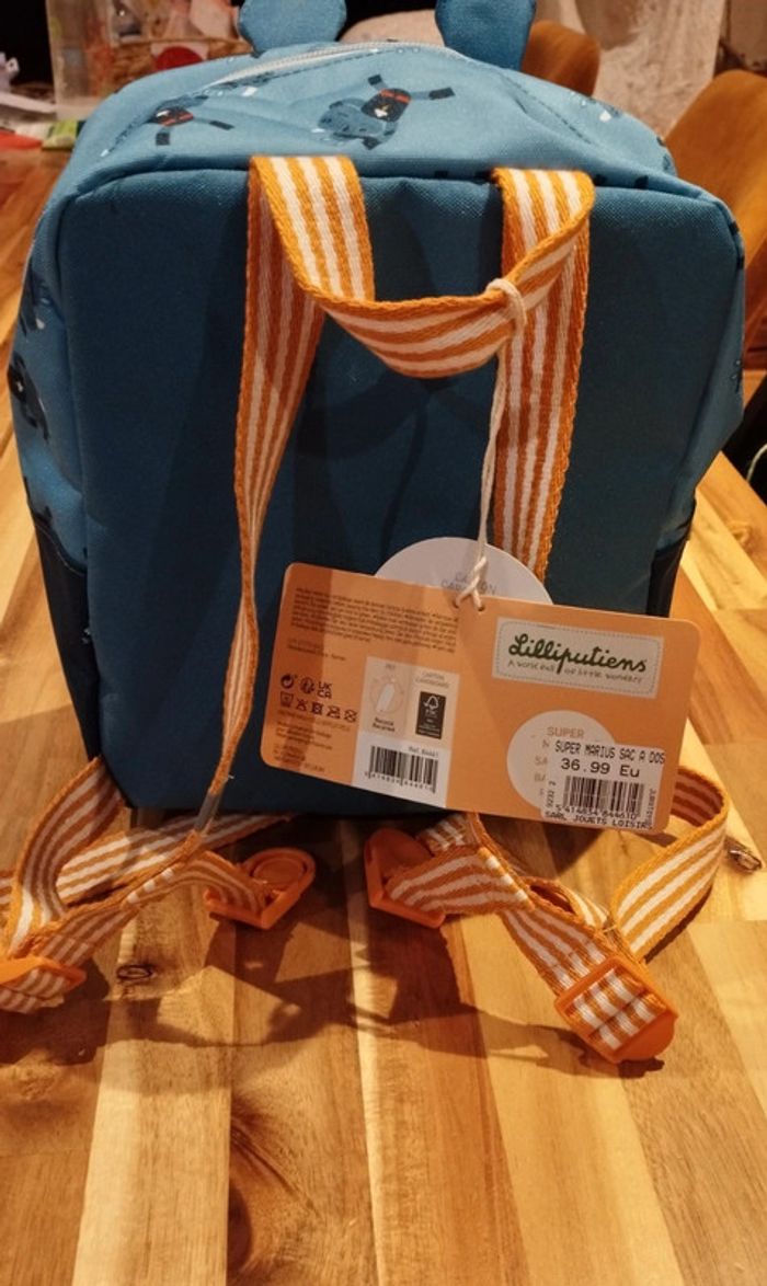 Sac a dos enfant neuf Marius Lilliputiens 2-3 ans - photo numéro 3