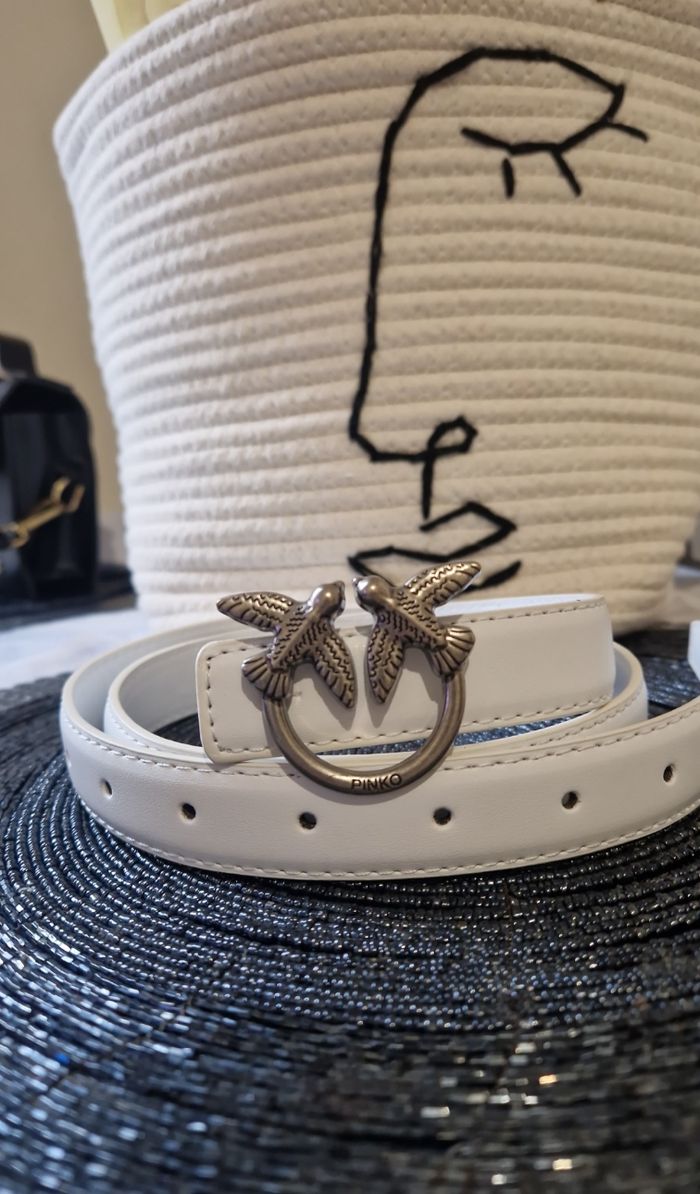 Ceinture Pinko blanche - photo numéro 4