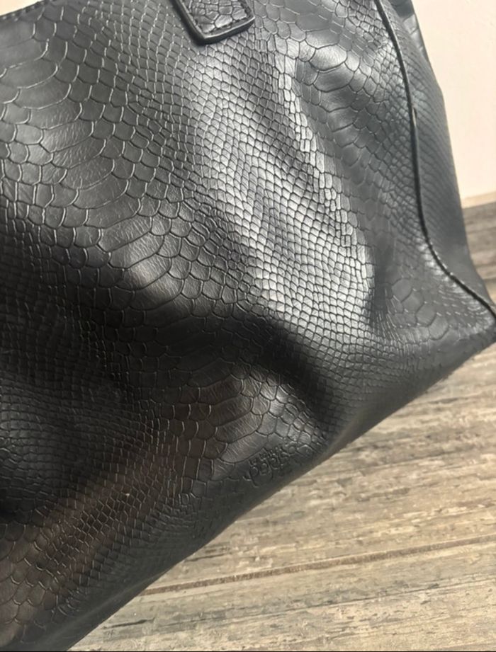 Sac noir à main/ fourre tout / sac de cours - photo numéro 4