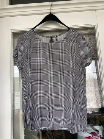 Blouse motif nid de poule