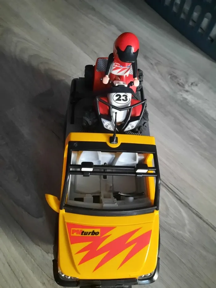 Playmobil Pick up + quad - photo numéro 4