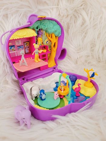 Polly pocket coffret zoo éléphant