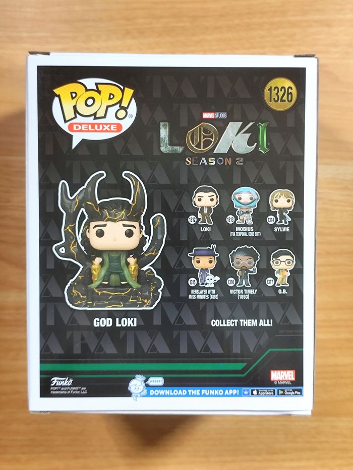 Funko Pop! Deluxe - God Loki #1326 (Loki Season 2) - Exclusive Funko Shop - photo numéro 3