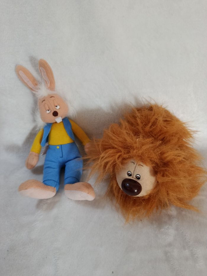 Vend , lot de 2 peluches vintage, " Pollux et Flappy"  !