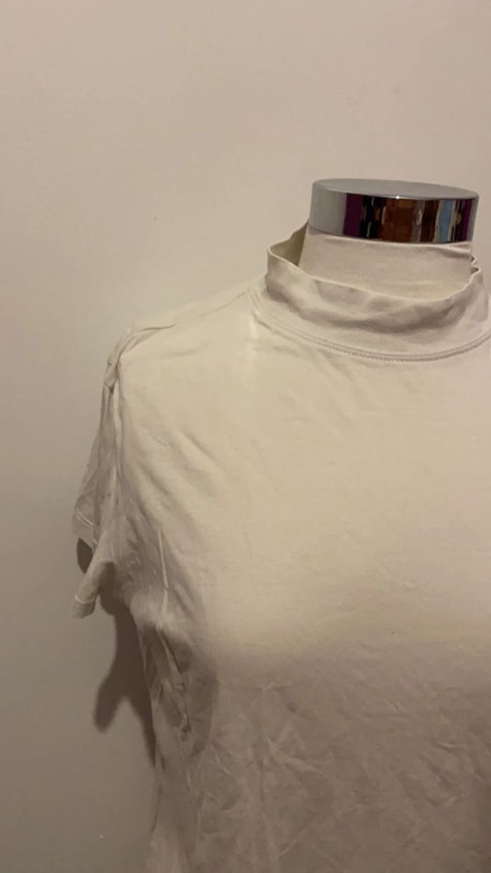 T-shirt blanc zara - photo numéro 2