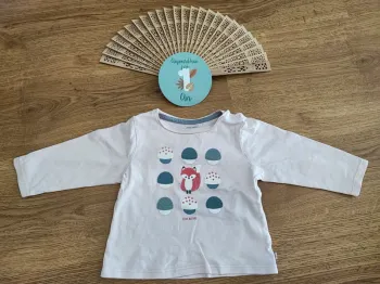 T-shirt manche longue taille 12 mois