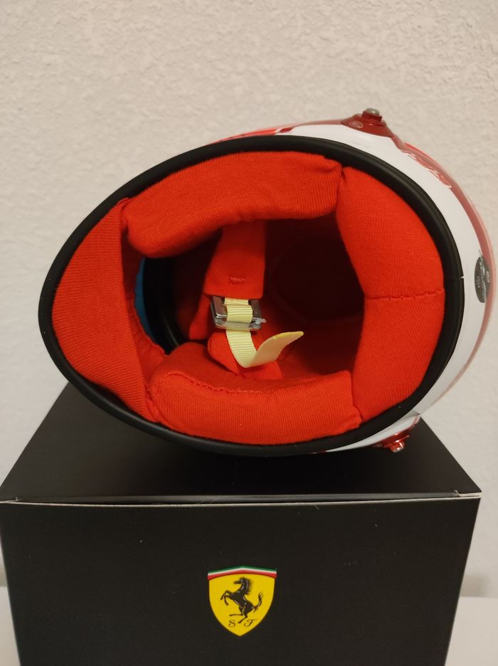 Casque 1/2 Ferrari helmet Leclerc neuf - photo numéro 8