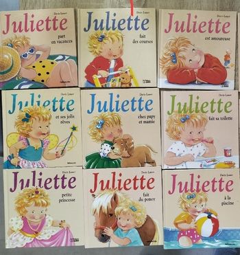 Lot de 13 livres de la collection "Juliette"