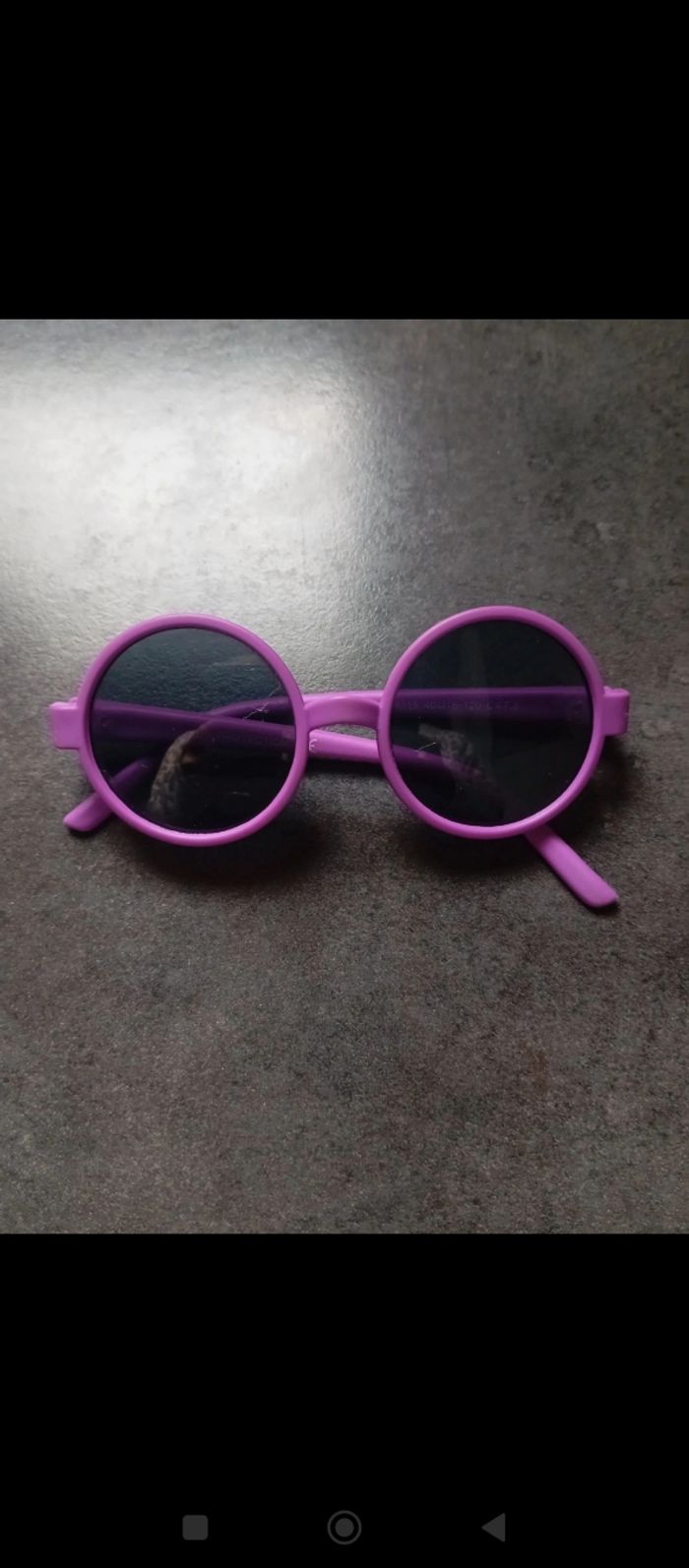 Lunette de soleil bébé fille