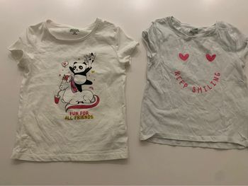 Lot 2 t-shirt 6ans kiabi