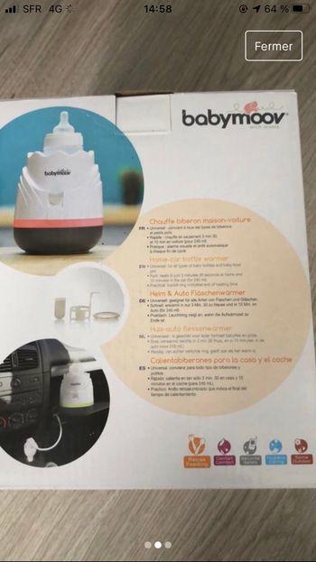 Chauffe biberon neuf