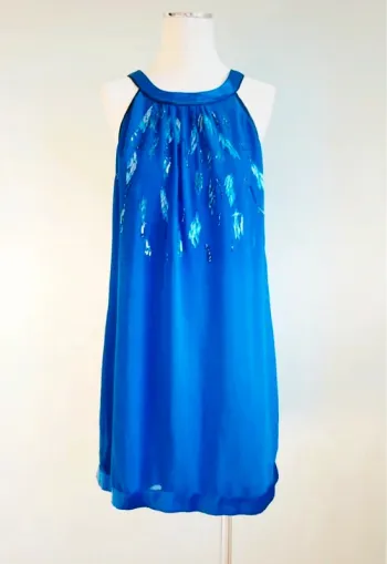 Robe bleu électrique- small - steps