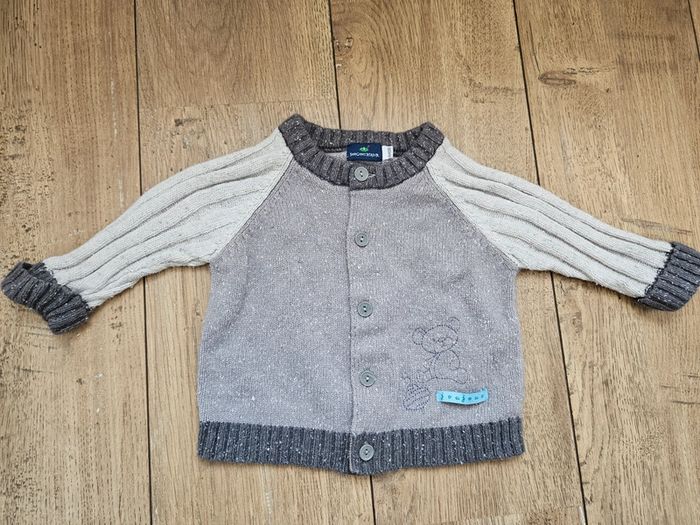 Gilet Sergent Major gris 6 mois