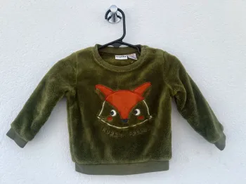 Sweat pilou pilou renard vert
