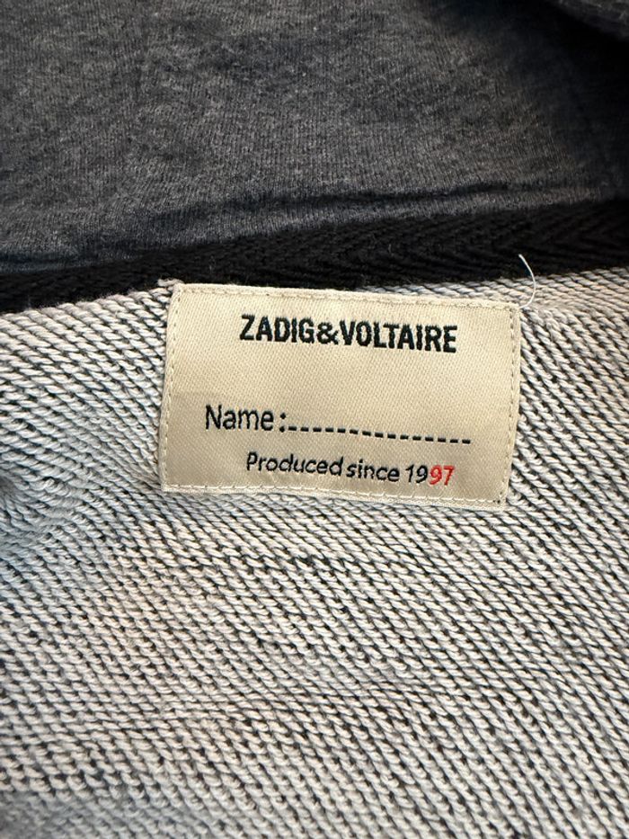 Veste à capuche avec zip Zadig & Voltaire Taille 12 ans - photo numéro 3