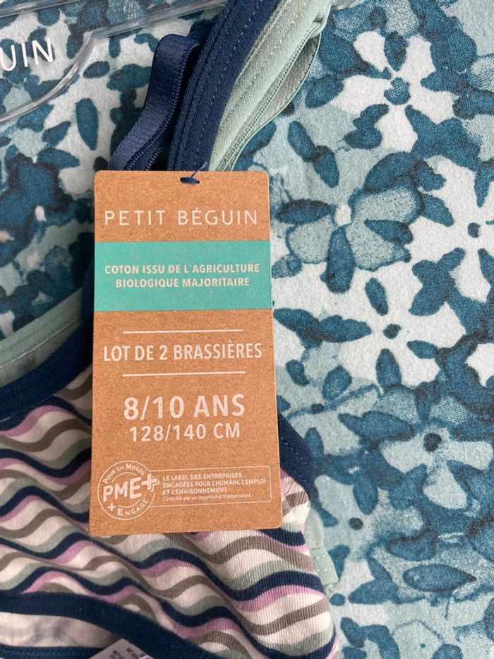2 brassières petit begin 8/10 ans - photo numéro 2