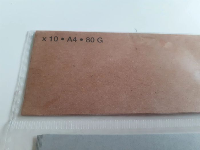 feuille a4 grise x10 - photo numéro 2