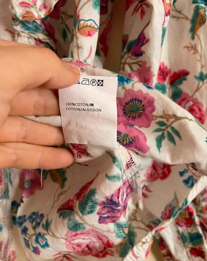 Chemisier en coton imprimé coton - photo numéro 9