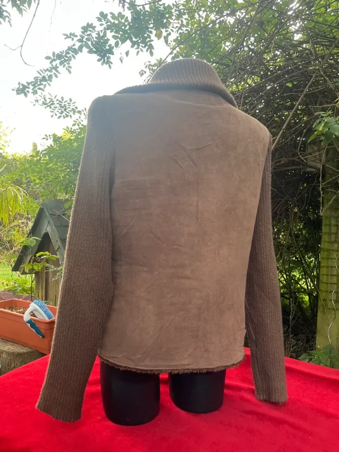 Veste marron doublée polaire IDPDT – Taille XL Automne - photo numéro 4