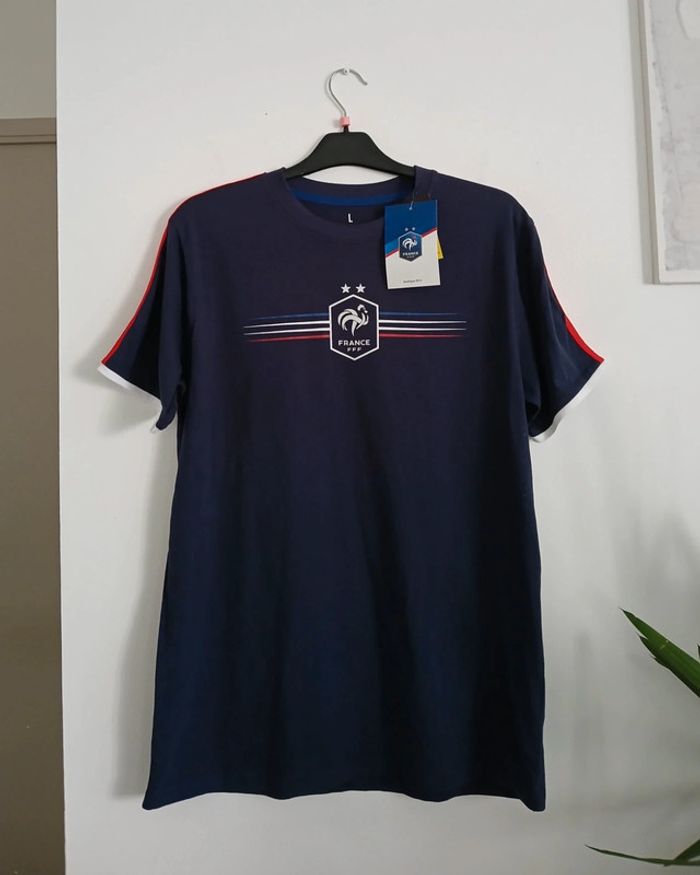 Tee-shirt Officiel FFF Neuf Taille L🌿🌈