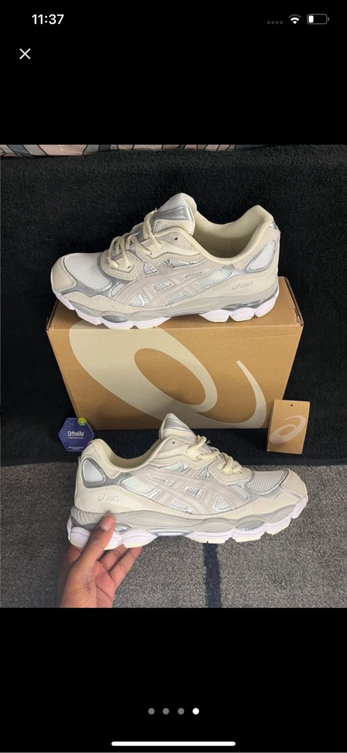 Asics gel nyc beige blanche crème 44 - photo numéro 4