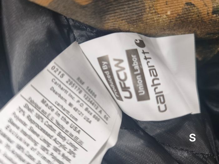 Veste caharrt camouflage taille S neuve - photo numéro 6