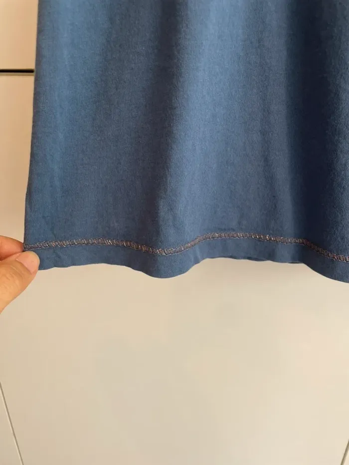 T-shirt bleu foncé neuf pako litto taille S - photo numéro 6