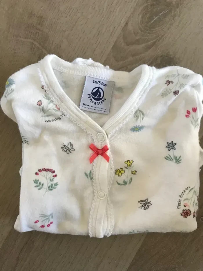 Dors bien coton Petit Bateau 1 mois - photo numéro 3