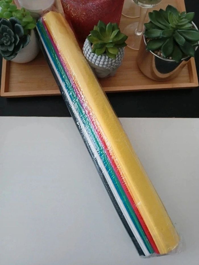 Lot de Papiers Crépon Neuf🌿🌈 - photo numéro 5