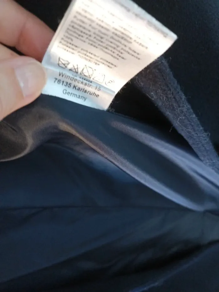 Manteau très long marine - photo numéro 4