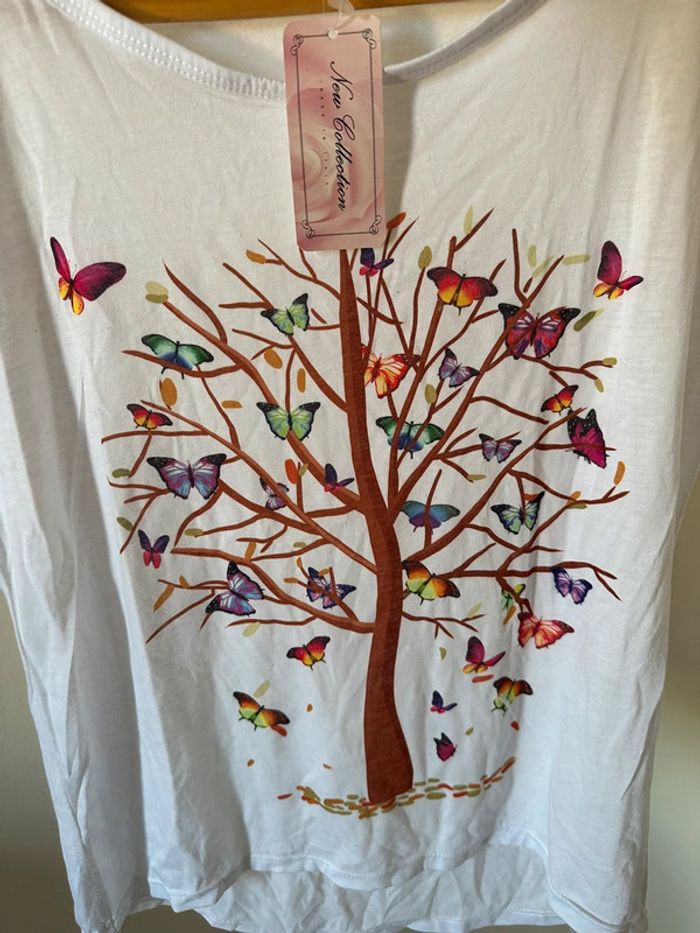 T shirt papillons - photo numéro 3
